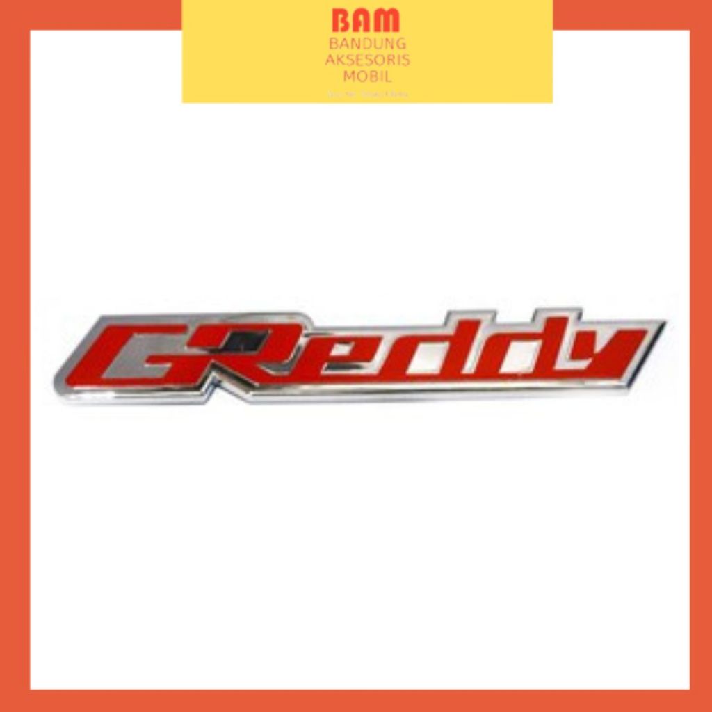 Car Logo Greddy Car Writing Emblem Shopee Philippines