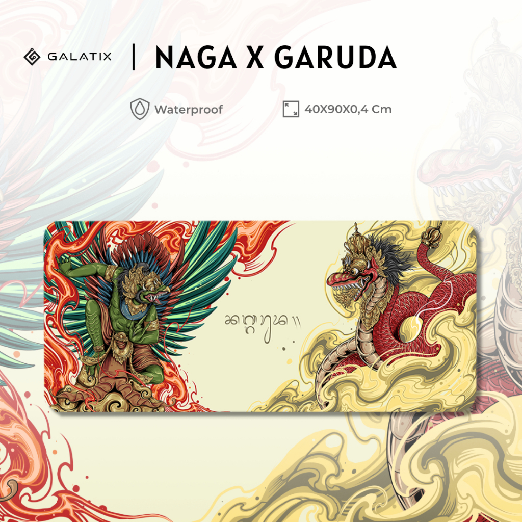 Mousepad Aesthetic GARUDA X DRAGON DESKMAT XL BY GALATIX | Shopee ...