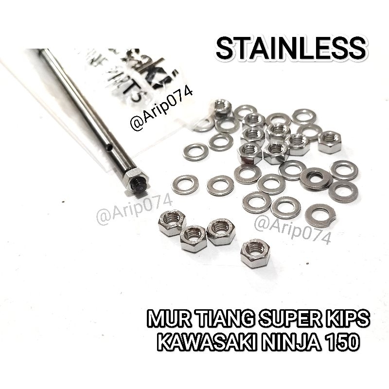 Super KIPS NINJA 150 SUPER KIPS Nut KAWASAKI NINJA R RR SS ZX150 ...