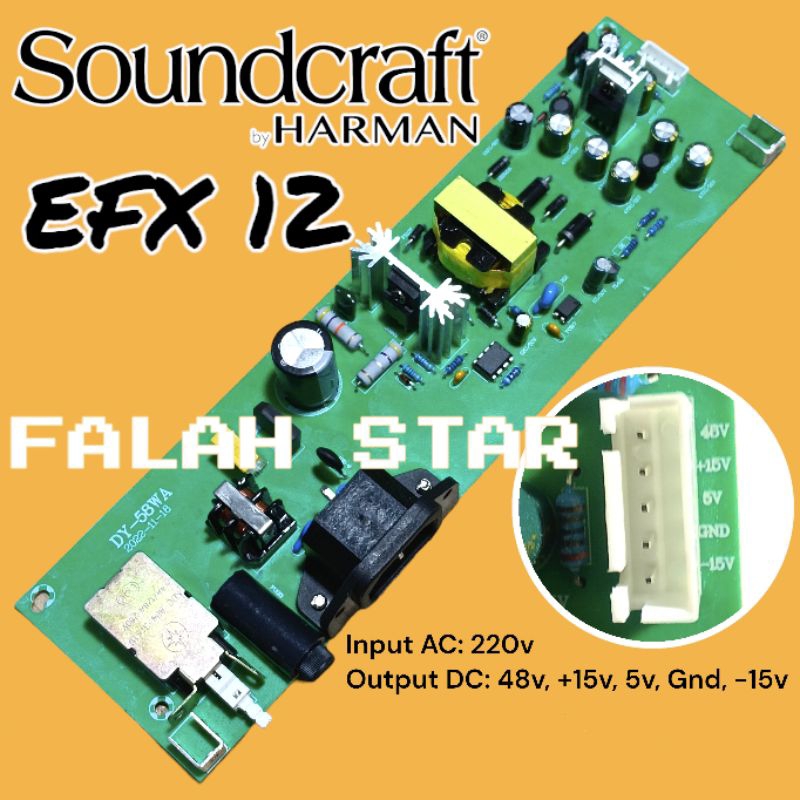 Original soundcraft efx12 mixer psu Module | Shopee Philippines