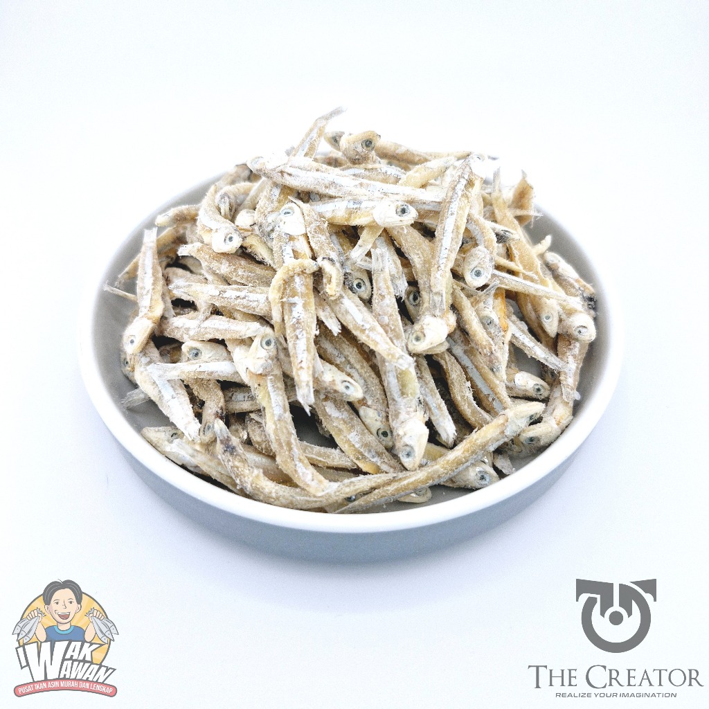 Big Salted Anchovy Salted Fish All 10k Cap iWak Wawan | Shopee Philippines