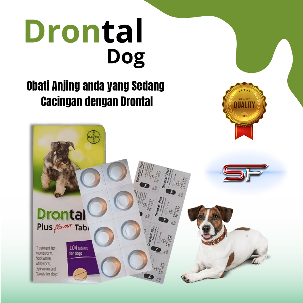 Drontal DOG Worm Medicine 1 TABLET Shopee Philippines