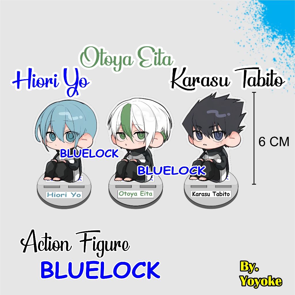 Acrylic Standee Blue Lock Hiori Yo Otoya Eita Karasu Tabito | Shopee ...