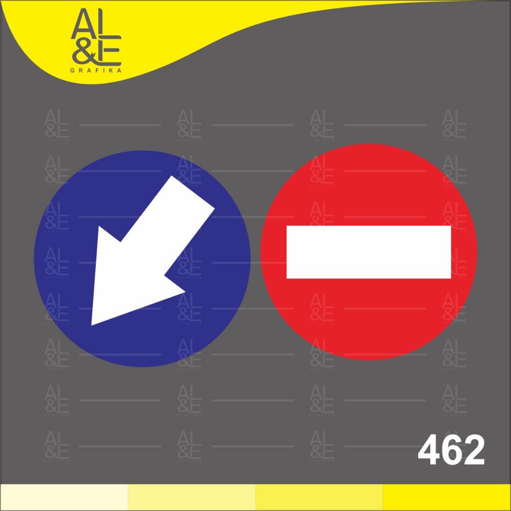 462 - Arrow Sign Stickers and Perboden Signs (Inside Down), Vinyl ...