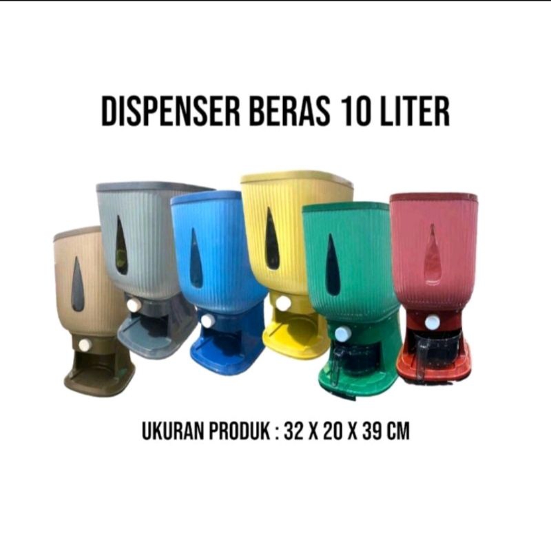 10l Rice Dispenser / 10L Modern Rice Dispenser | Rice Storage Bin With ...