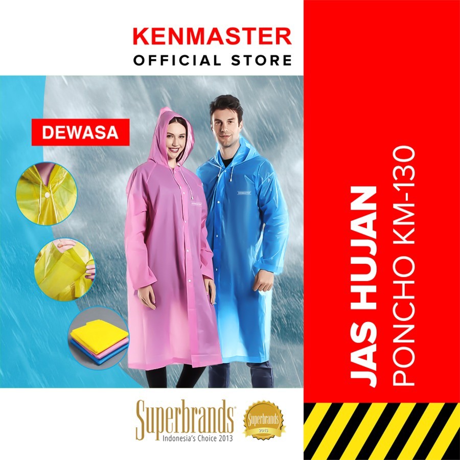 Kenmaster Poncho Raincoat Plastic Raincoat/ | Shopee Philippines