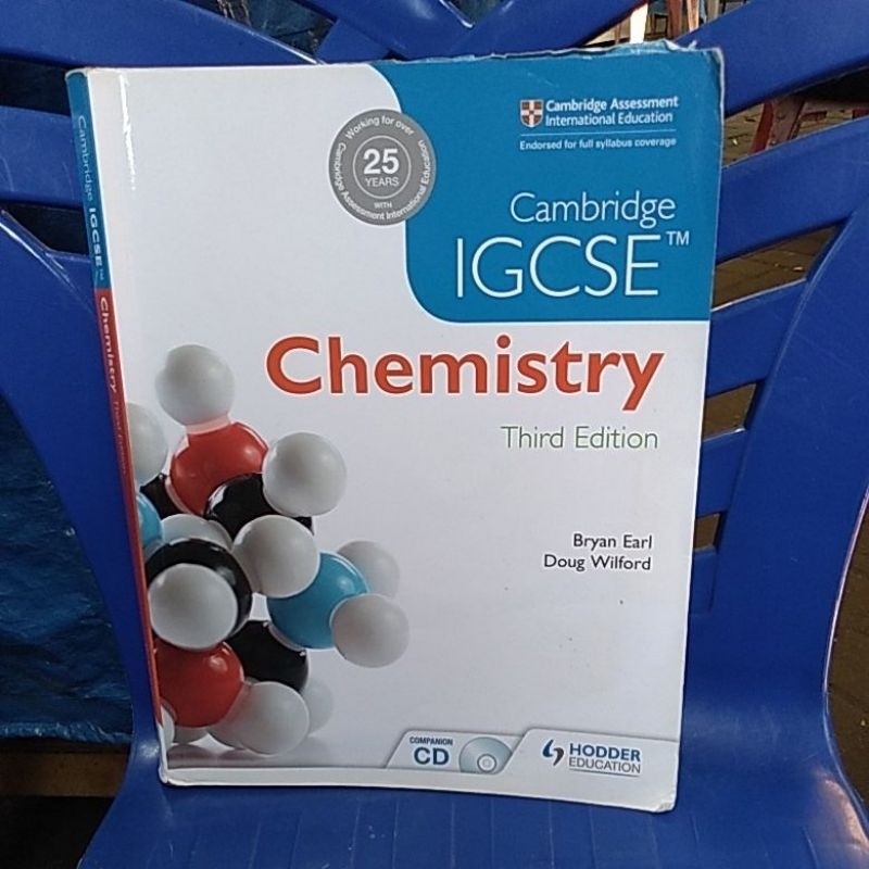 Cambridge book IGCSE TM Chemistry third edition bryan earl doug wilford ...