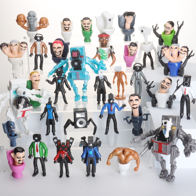 Ready Skibidi Toy Toilet Siren Head Figure Display/Sibidi Toy Toilet ...