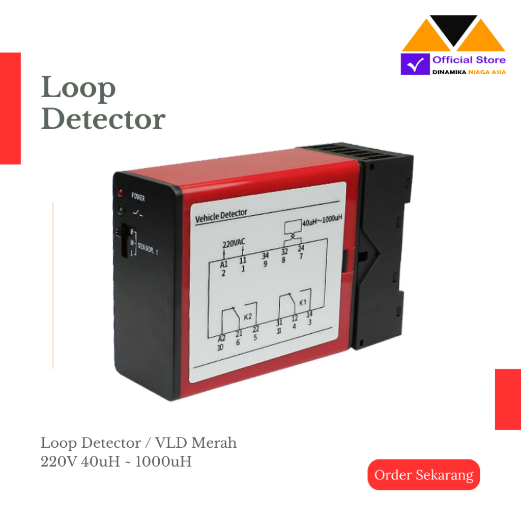 Loop Detector VLD 220V Model 110B Vehicle Sensor for Auto Access System ...