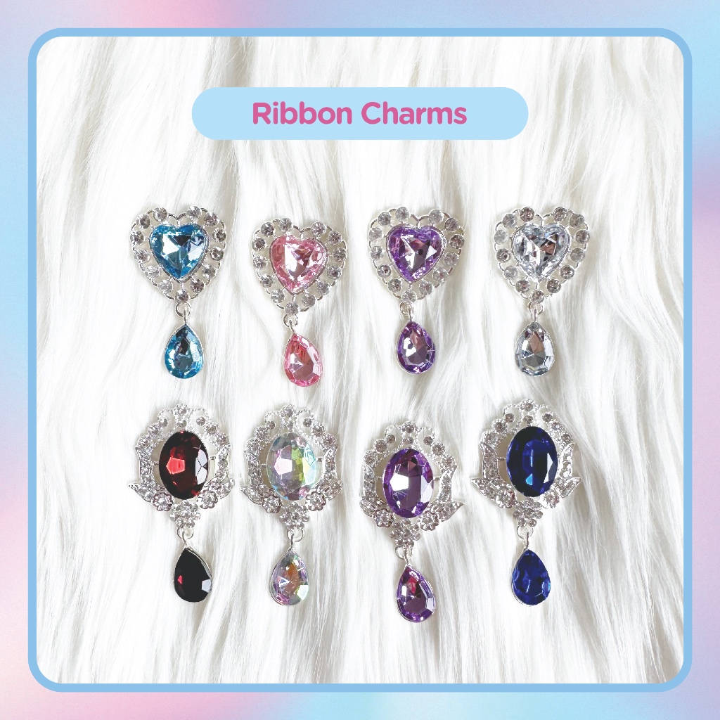 [Read Description!!] Add on Rhinestone Ribbon Lightstick (Ribbon Charm ...