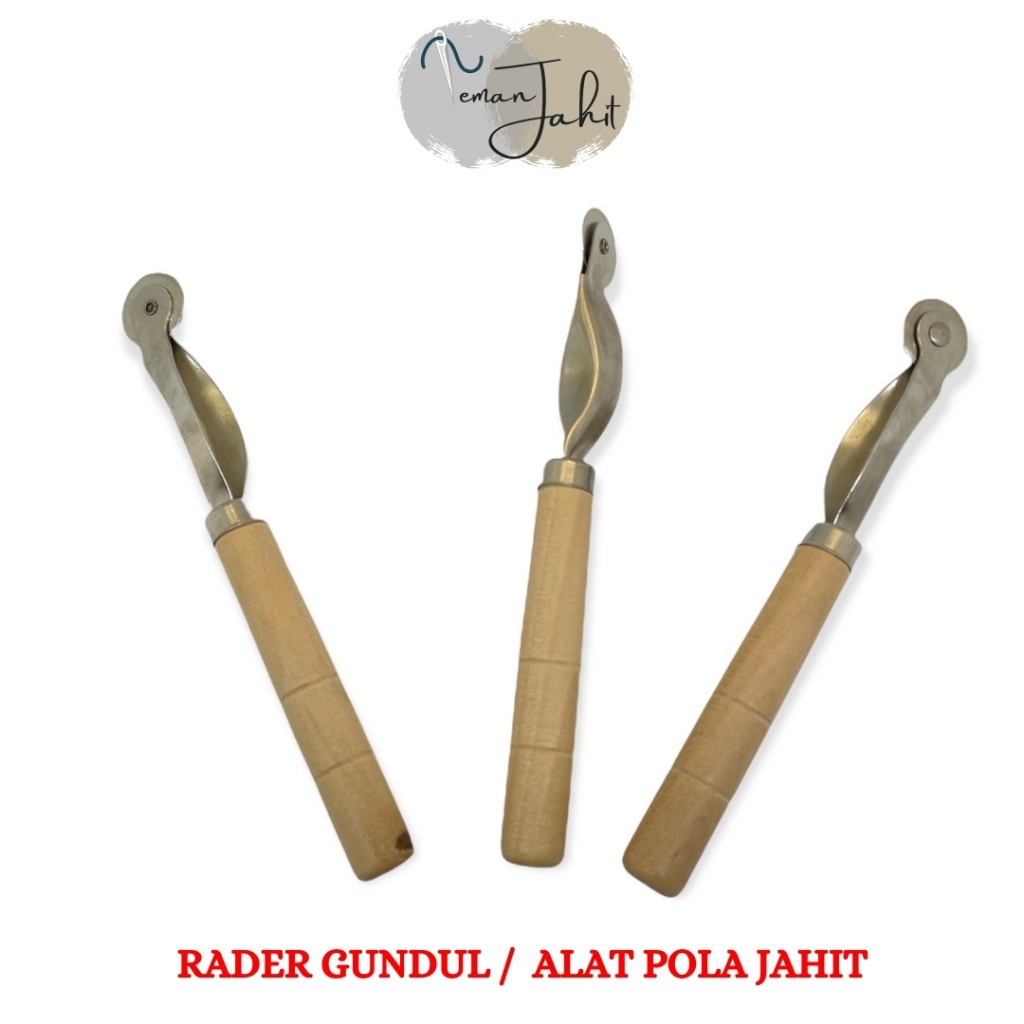 KAYU Round Tracing Wheel Rader with Wooden Handle / Round Tracing Wheel ...