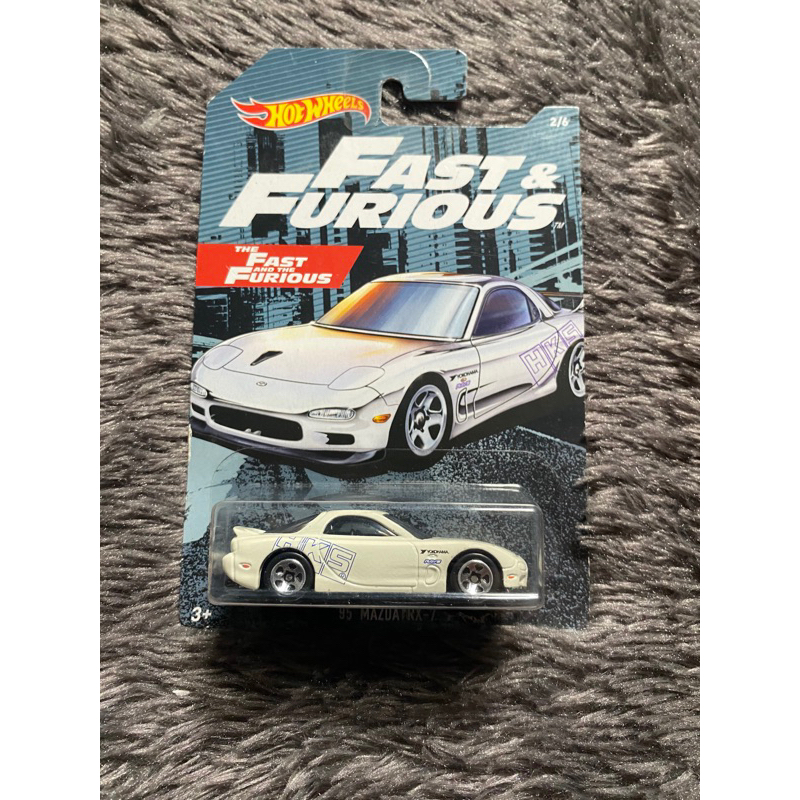 Hotwheels FNF Mazda rx7 White HKS | Shopee Philippines