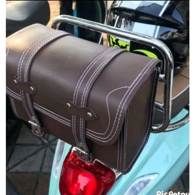Motorcycle bag for modern vespa backrack Scoopy fazzio grand Filano ...