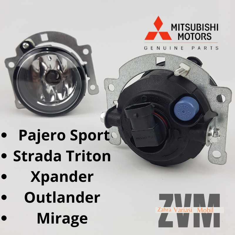 Feu Antibrouillard LED 3 En 1 DRL + Clignotant Pour Mitsubishi Pajero Sport, Outlander PHEV, ASX, L200 - Lentille Fumée