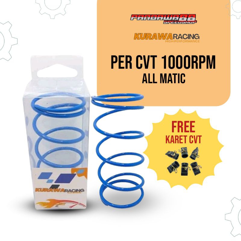 Per CVT 1000 RPM KURAWA RACING ALL MATIC | Cvt | (Beat/Vario/Scoopy/Mio ...