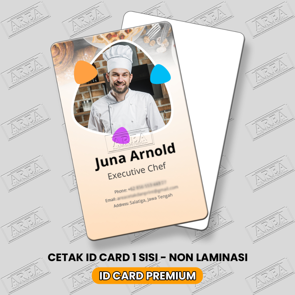 Print 1-sided Custom Unit ID Card+No Scratch/Lamination | Shopee ...