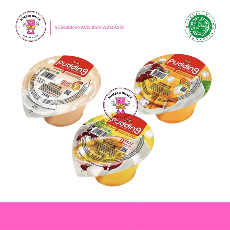 Inaco Pudding With Nata De Coco (120g) (3 Flavor Variants) | Shopee ...
