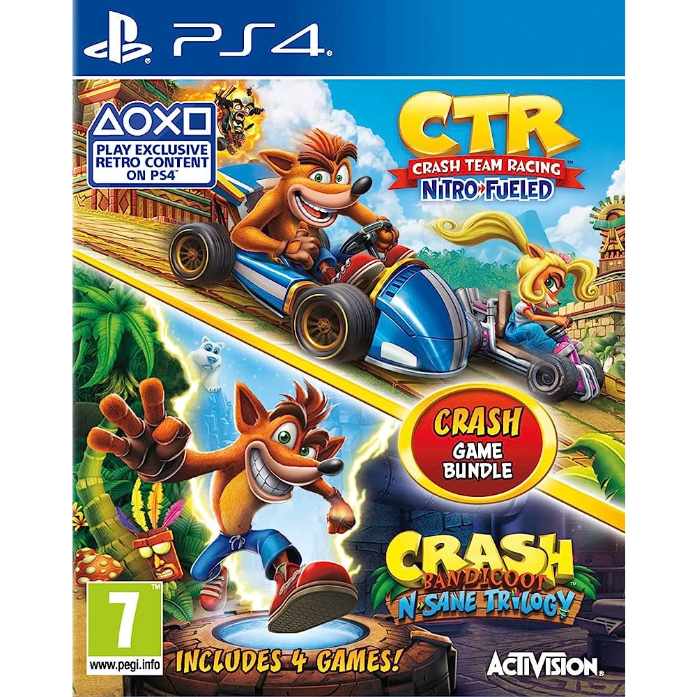 Ctr & Crash bandicoot Nsane Trilogy Ps4 & Ps5 | Shopee Philippines