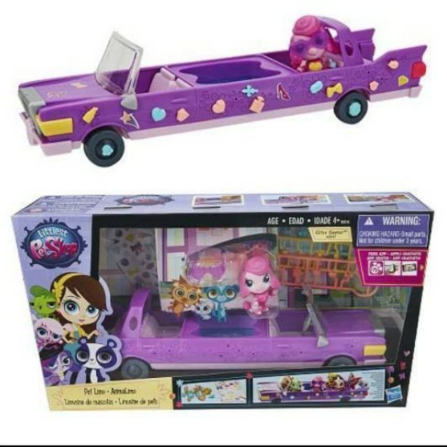Hasbro Littlest Pets Shop (LPS) Pet Limo Set Original Playset Children ...