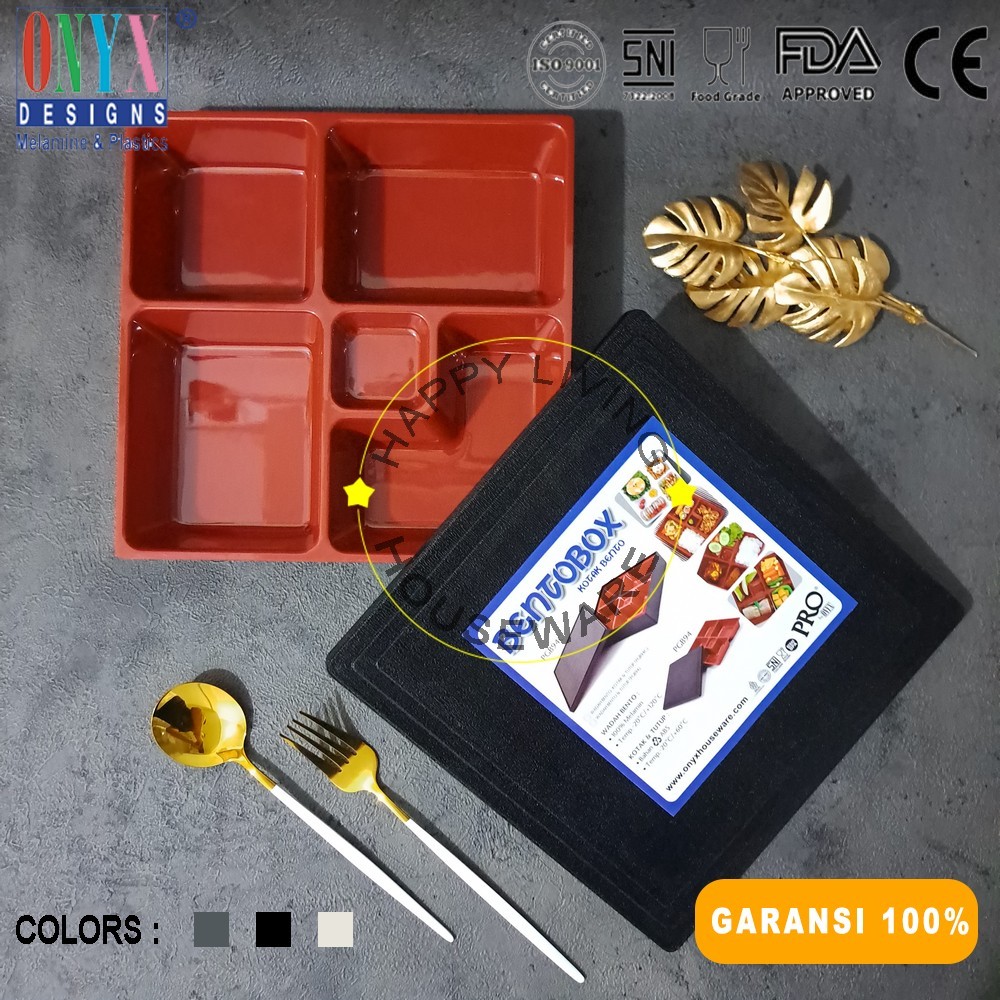 Onyx Bento Box 9.4in Bulkhead Container Japan Series Bento Box Without ...