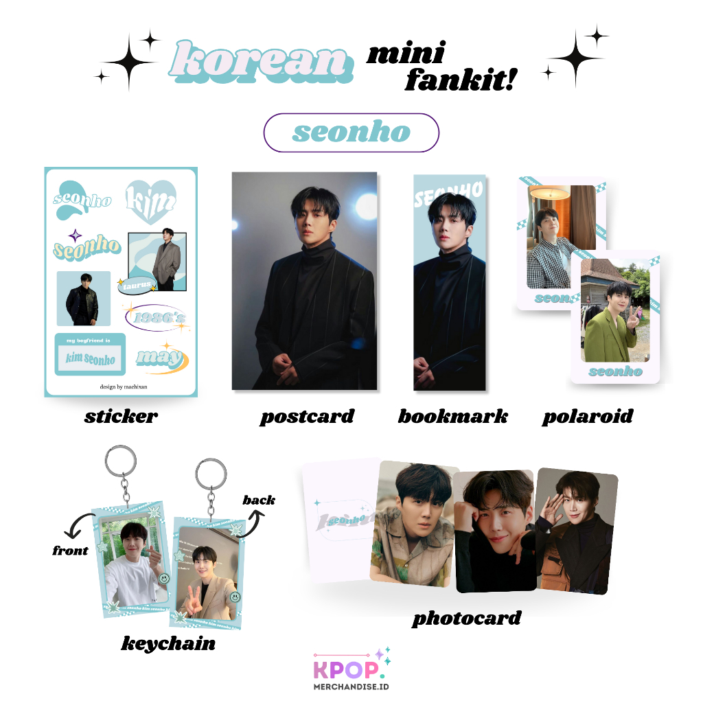 Korean ACTOR MINI FANKIT KOREAN ACTOR MINI FANKIT FANMADE BYEON WOOSEOK ...