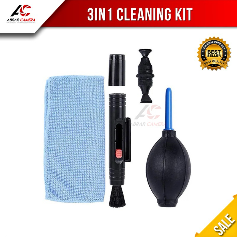 Cleaning kit 3in1 Camera And Lens Cleaning tools blower Wipe lenspen