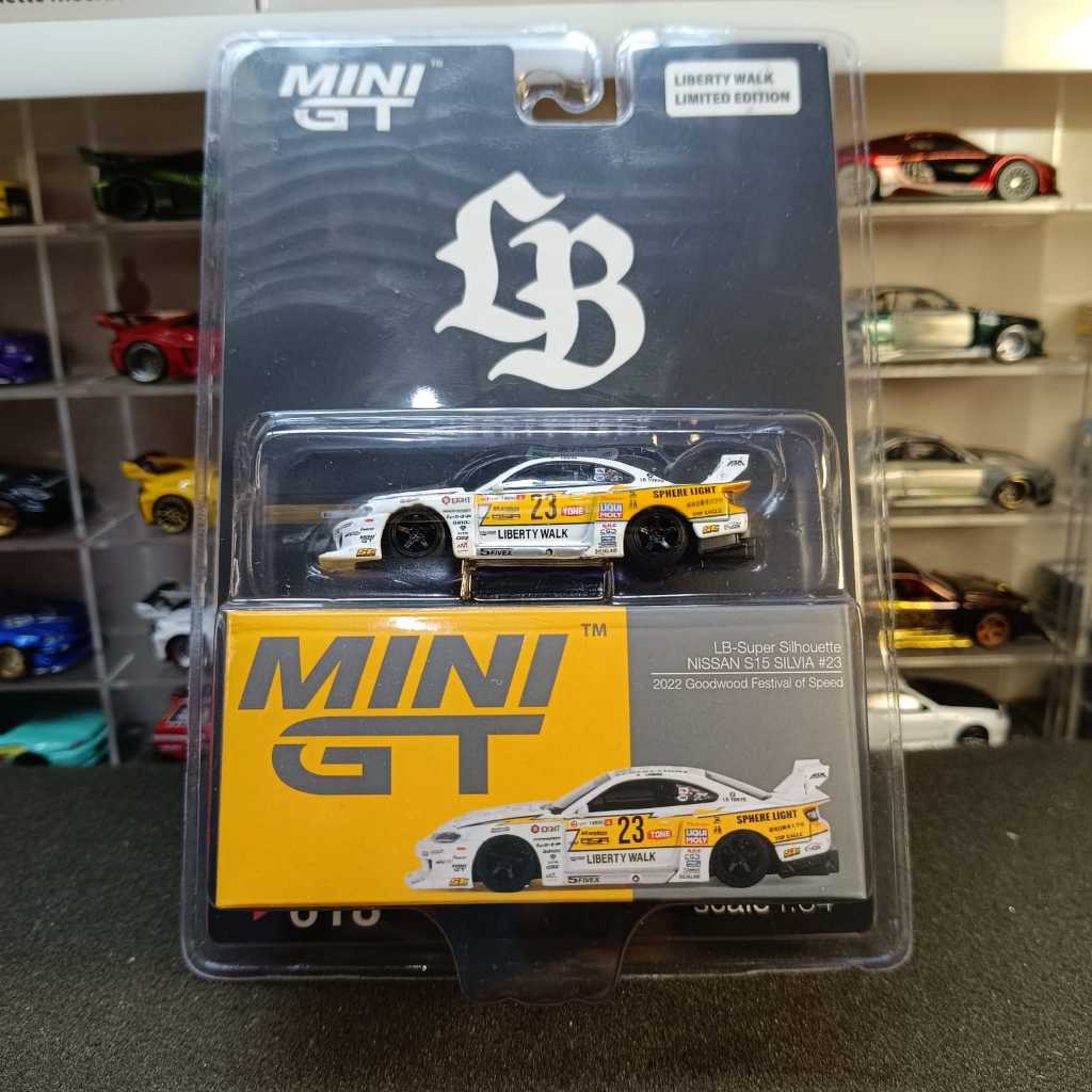 Mini GT 618 LB Silhouette Nissan Silvia S15 23 Goodwood LBWK Japan ...