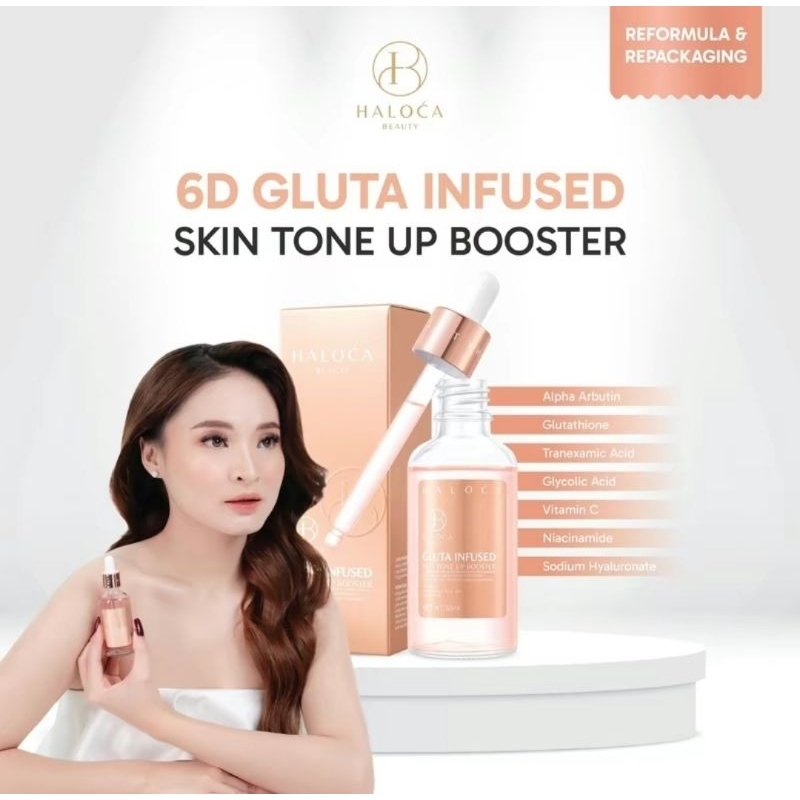 Haloca Gluta Infused Skin Tone Up Booster 50Ml Body Serum Haloca Beauty ...