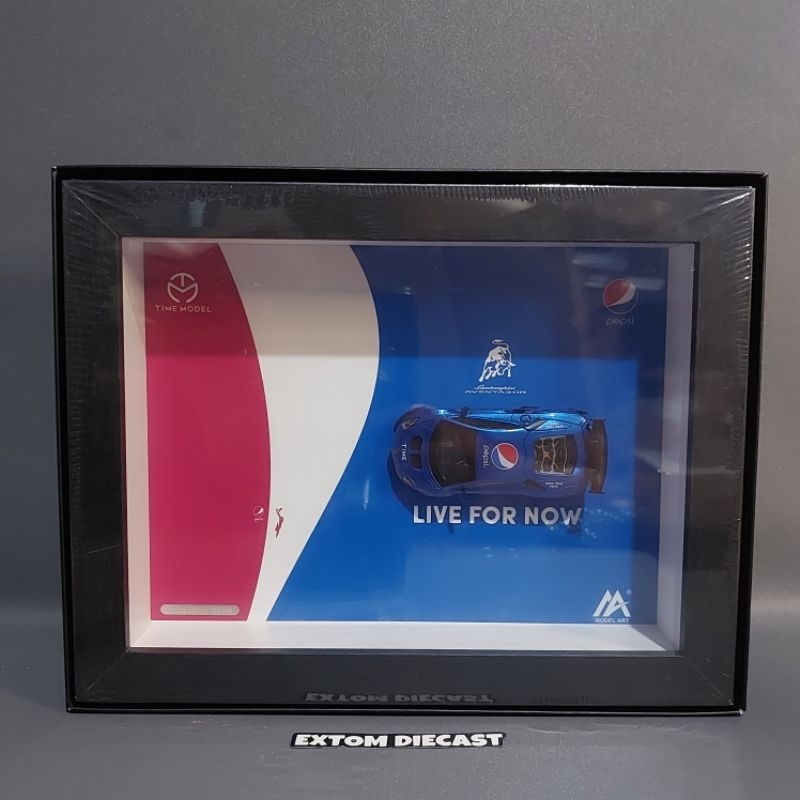 Time Model x Modern Art Lamborghini Aventador LBWK Pepsi Frame Limited ...
