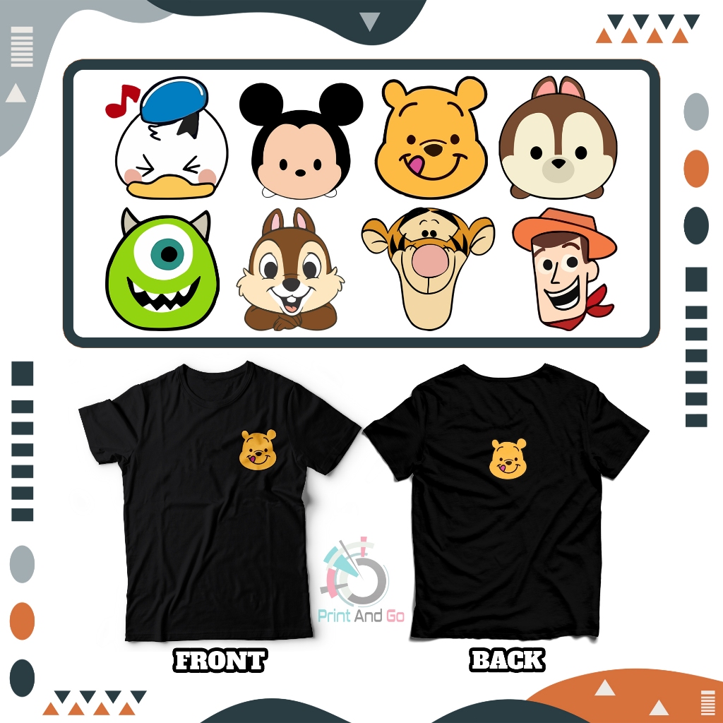 DTF PRINTING IRON SCREEN PRINTING CUTE FACE CARTOON THEME (SIZE 8CM ...