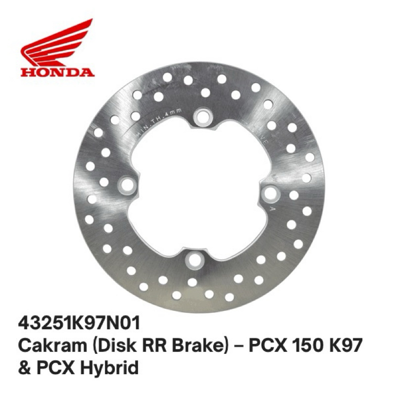 Discs (RR Brake Discs) – PCX 150 K97 & PCX Hybrid | Shopee Philippines