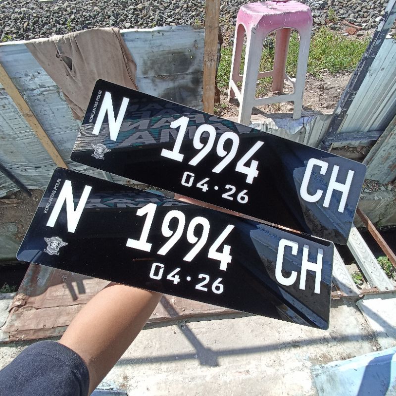 Simple Acrylic Variation Car Number Plate | Shopee Philippines