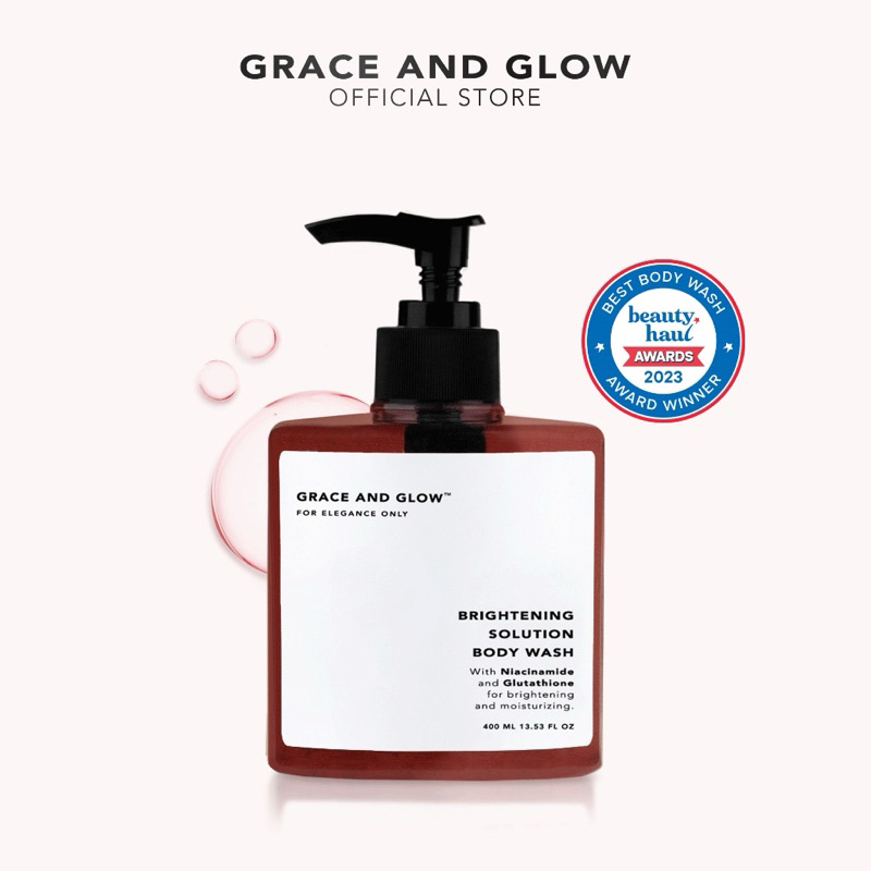 Grace and Glow Brightening Body Wash | Shower Gel | - Liquid Bath Soap ...