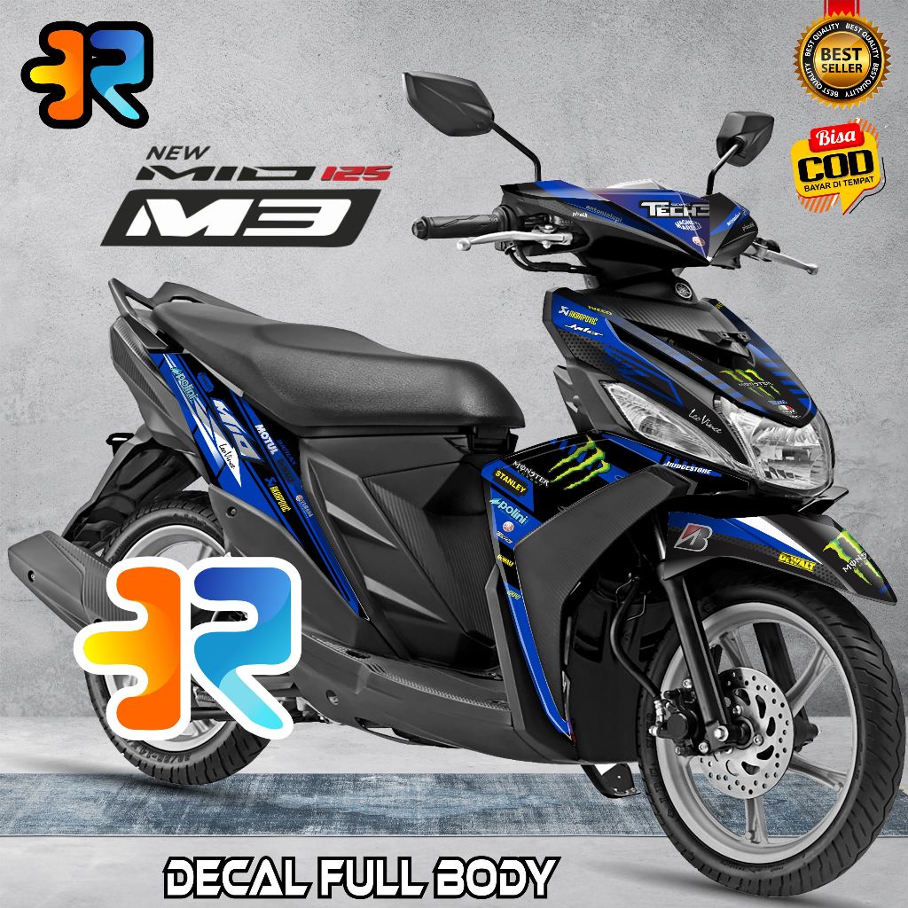 Mio M3 Decal / Z Full Body Sticker Design MSE | Shopee Philippines