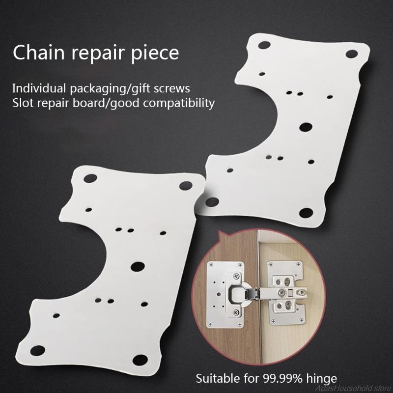 Replacement Plate Door Hinge Holder Size 90x50 1 Pair