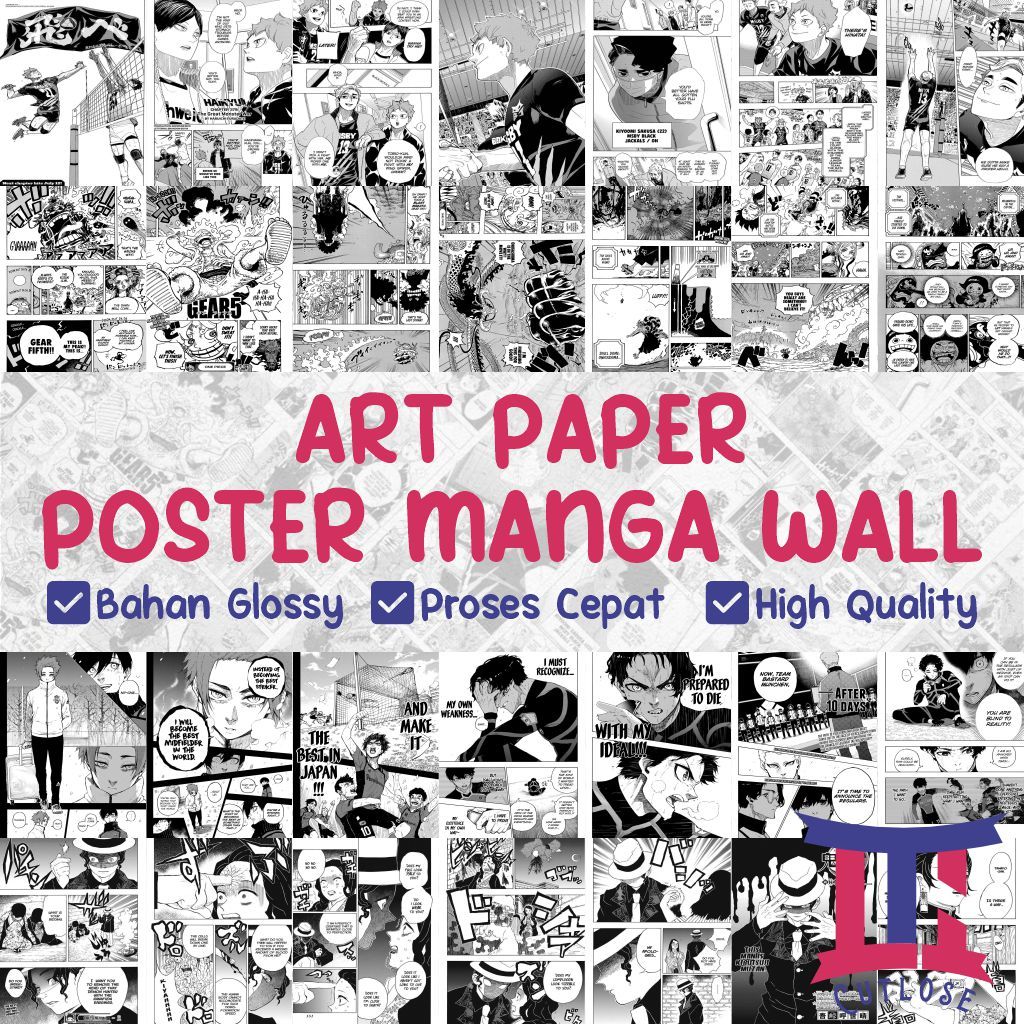 Manga Wall Anime Poster Mangawall Aesthetic Wallpaper Wall Comic ...