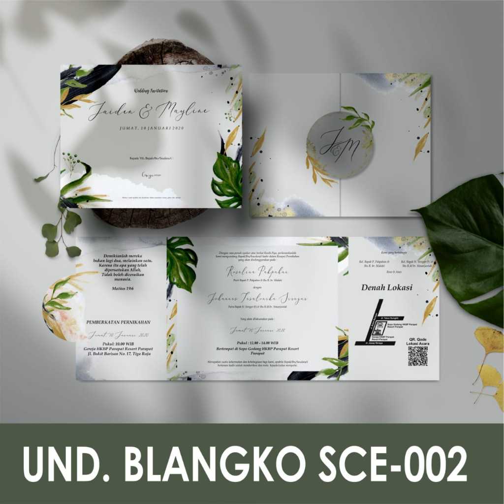 SCE 002 Invitation Blanks | Invitation Blanks | INVITATION | Shopee ...