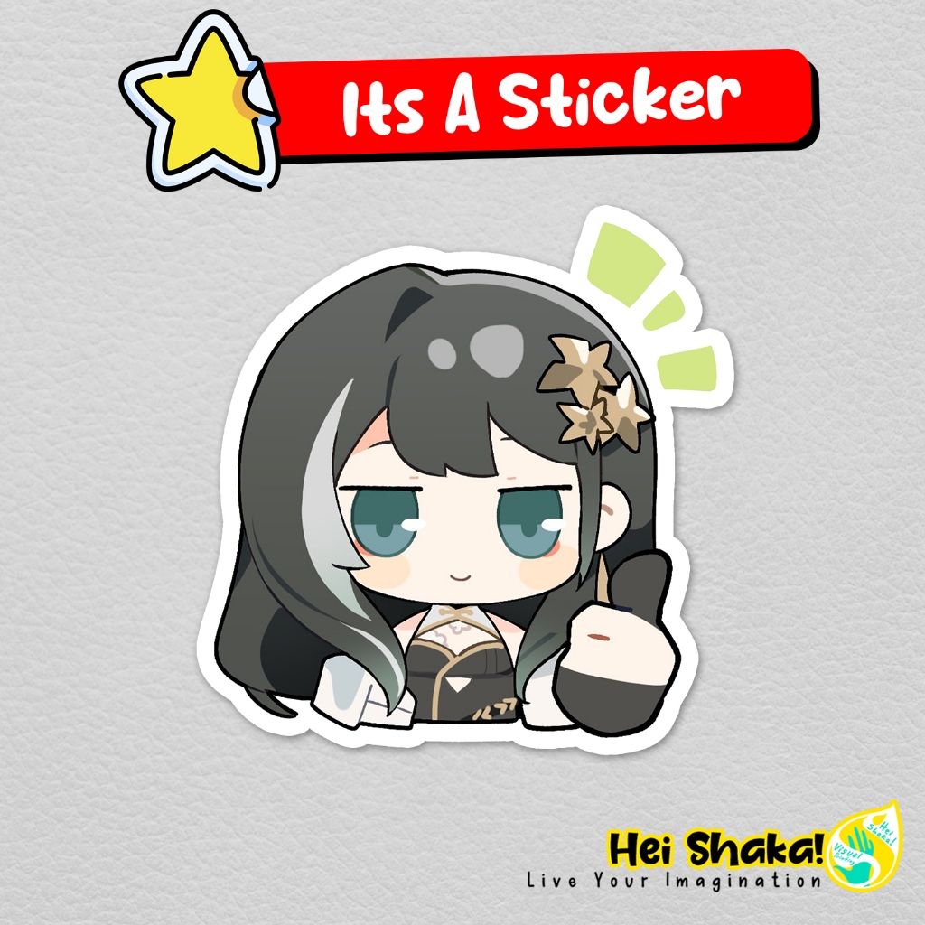 Wuthering Waves Baizhi Chibi Approved Sticker Waterproof Vinyl Gaming ...