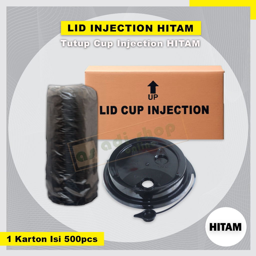 Black Injection Cup Lid / Injection Cup Lid Connecting Model, 500pcs (1 ...