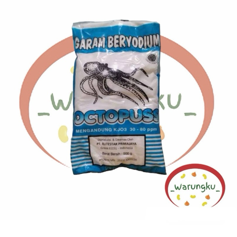 OCTOPUS Salt 250gr Fine Iodized Salt | Shopee Philippines