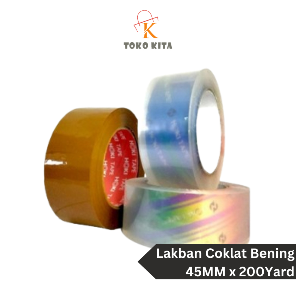 Super CLEAR CLEAR CLEAR Duct Tape/Brown Insulation 45x200yard Price Per