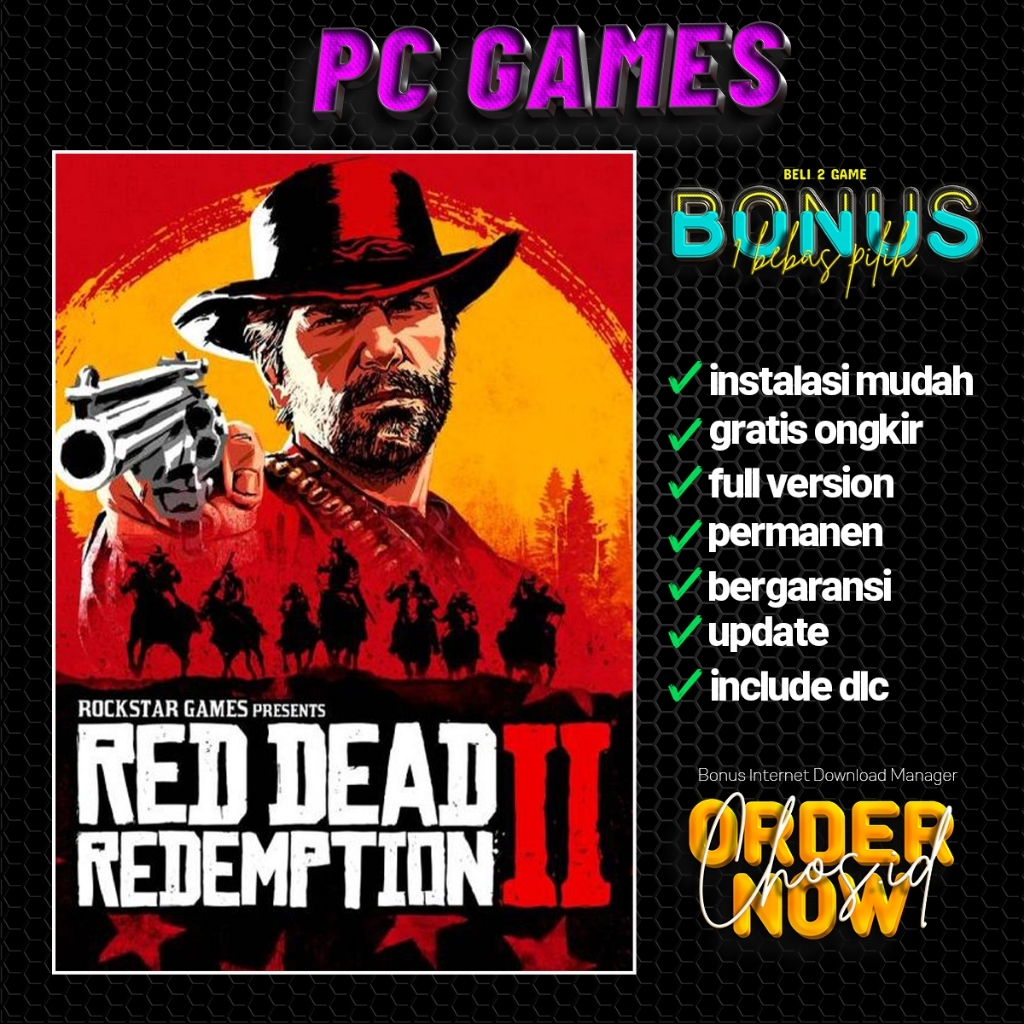 Order Rdr 2 RED DEAD REDEMPTION 2 | Pc Games - Laptop | Shopee Philippines