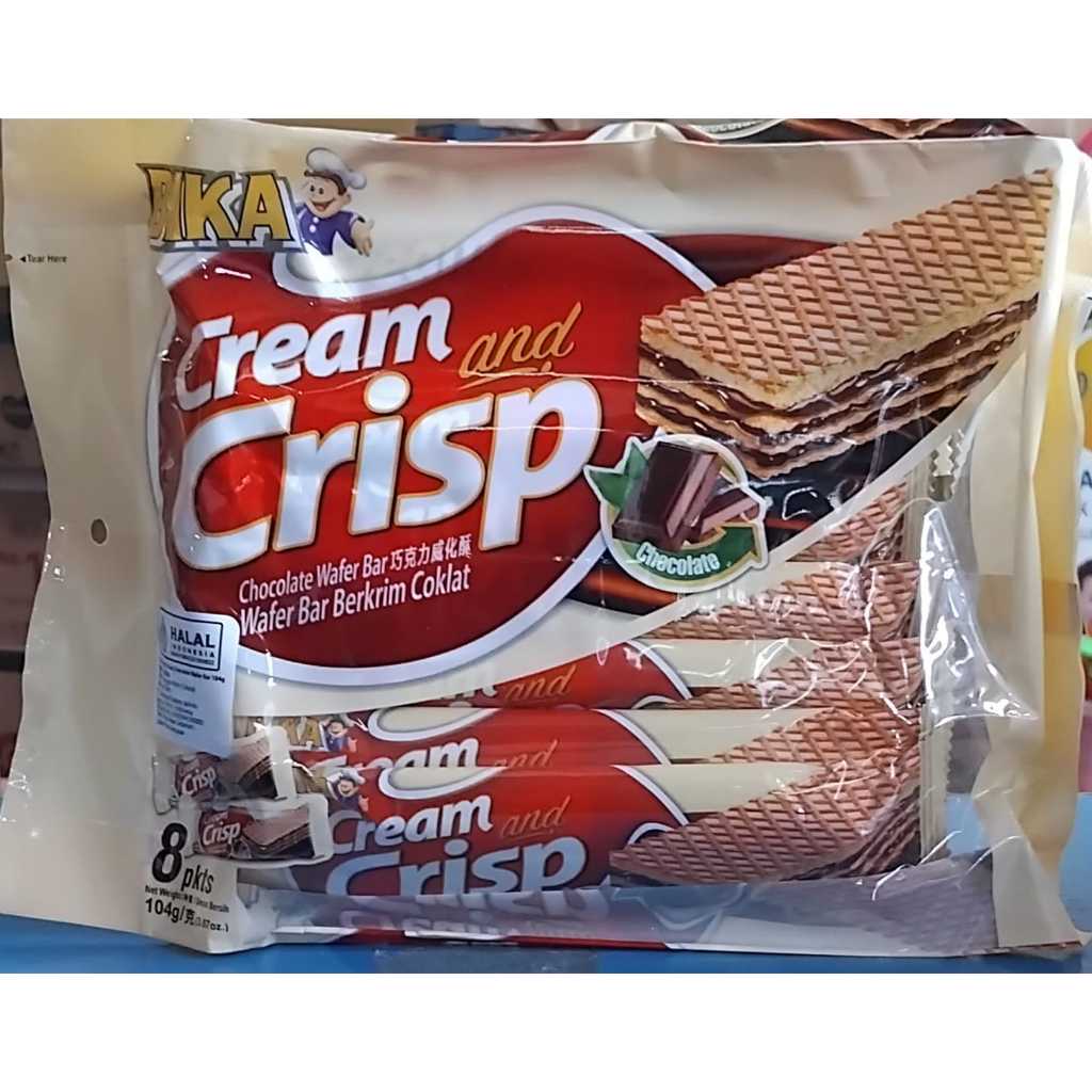 Bika Cream and Crisp Wafer (8pcs@104gr) | Shopee Philippines