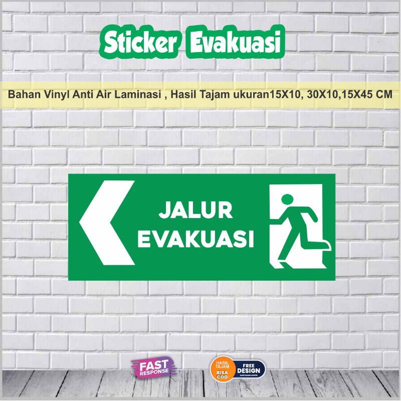 Evacuation Line Sticker | Shopee Philippines