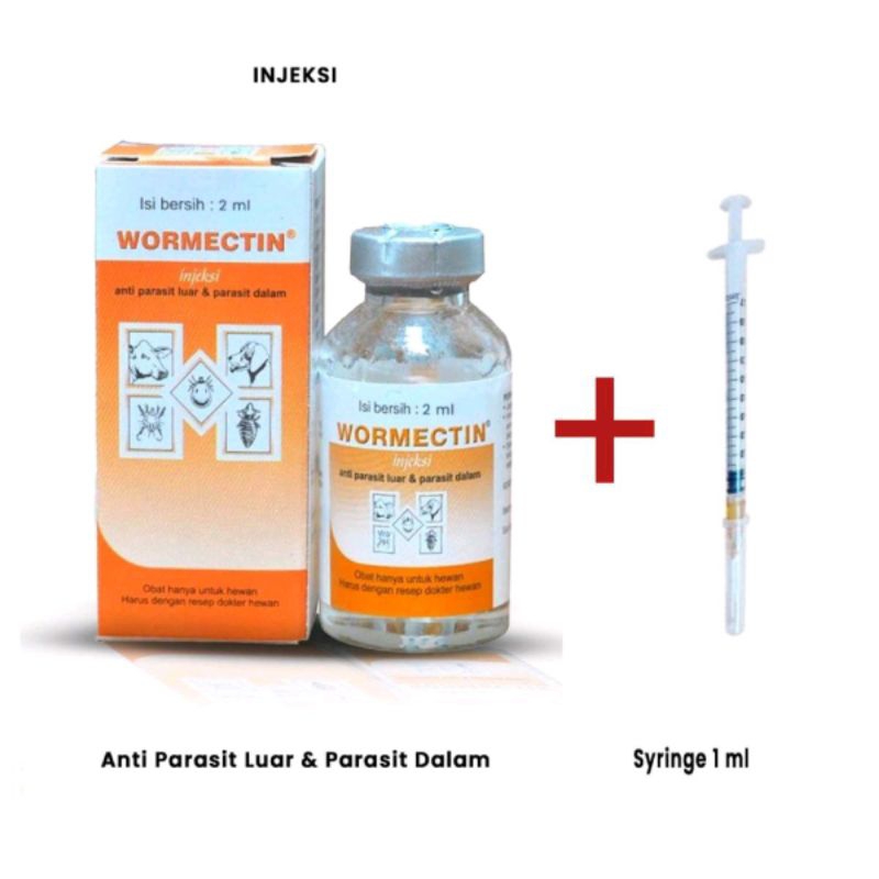 Wormectin 2ml Anti Scabies Animal Medicine Anti Lice, Scabies ...