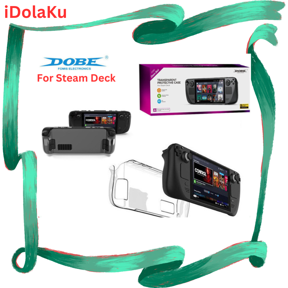 Dobe Transparent Protective Case Steam Deck Casing Transparent Clear TY ...