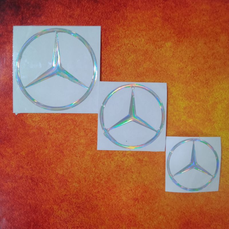 MERCY Logo Sticker with Embossed Emblem | Shopee Philippines