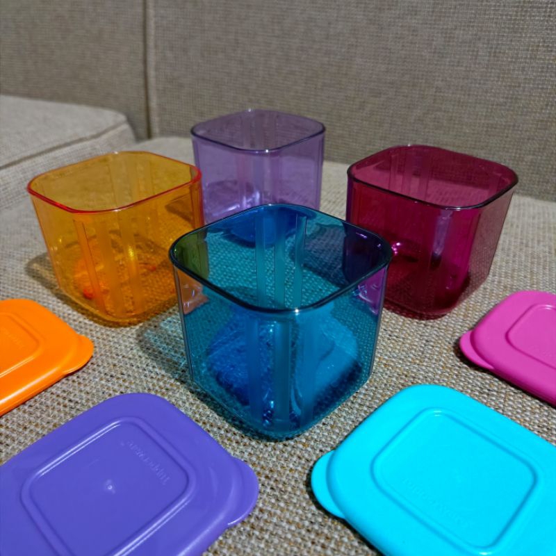 Tupperware 100% ORI NEW Mini Clear Mate Set (4pcs) | Shopee Philippines