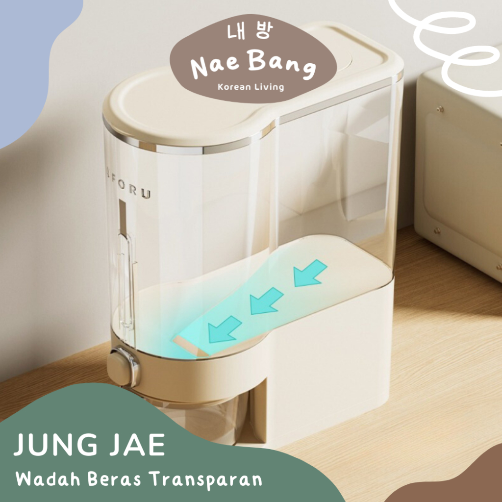Nae BANG - JUNG JAE Insect Proof Rice Storage Anti Flea Rice Dispenser ...