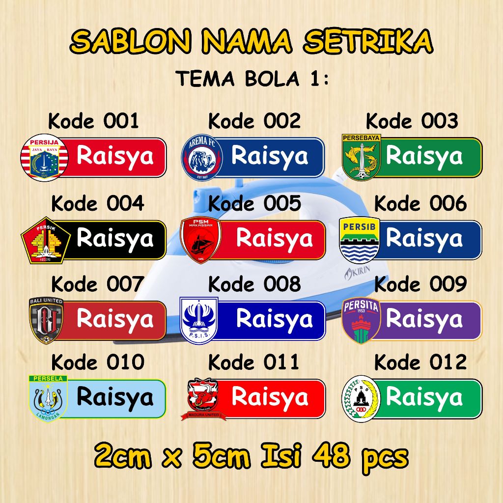 CLOTHING NAME LABELS CONTAIN 48 pcs (CHEAPEST) CLOTHING STICKER/S ...